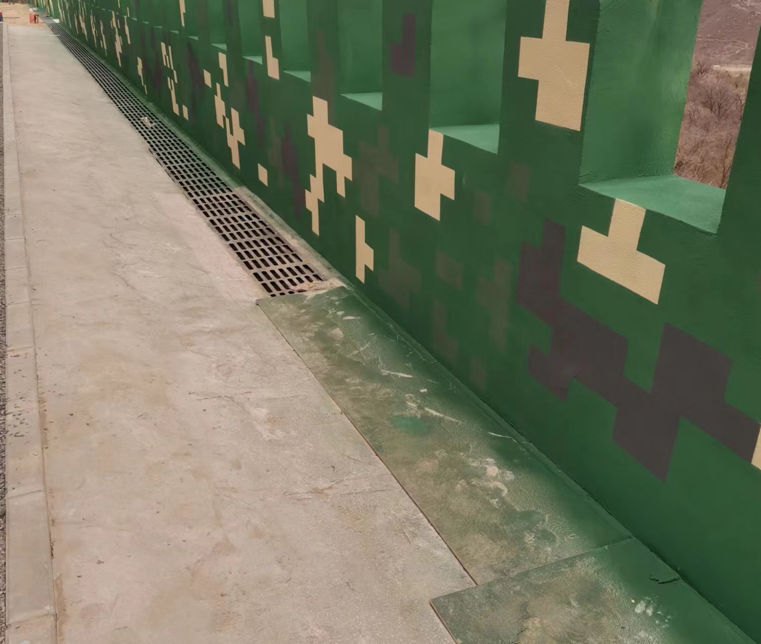 东莞围墙迷彩喷涂,数迷彩漆